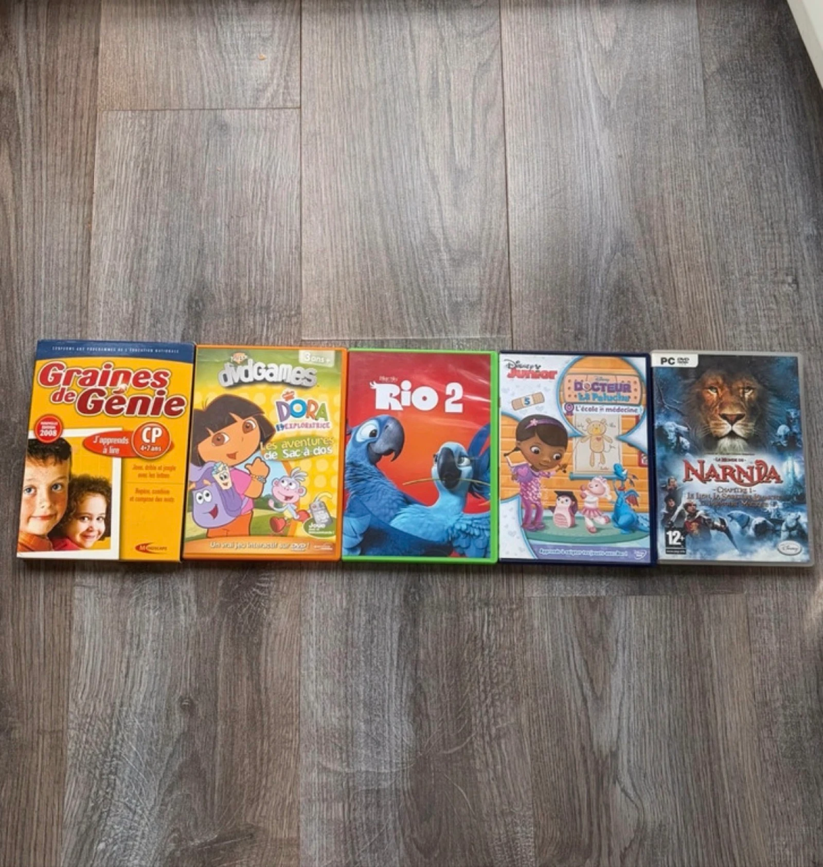 Lot de 5 dvd 